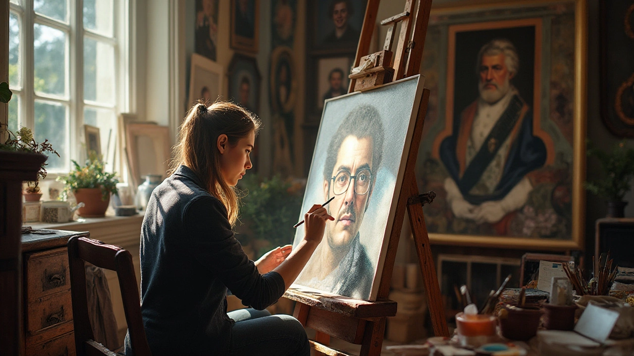 The Art and Patience Behind Portrait Painting Timelines