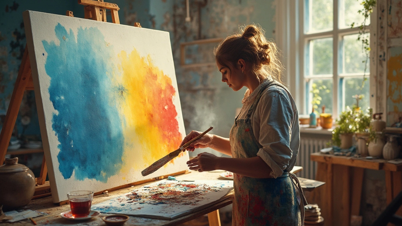 Smearing Technique in Oil Painting: What It Is and How to Use It