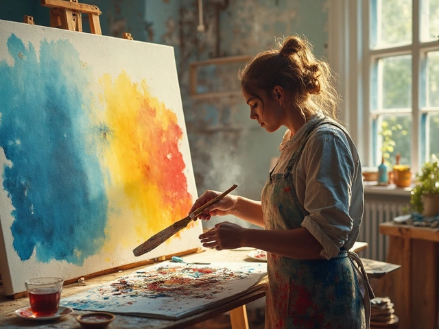 Smearing Technique in Oil Painting: What It Is and How to Use It