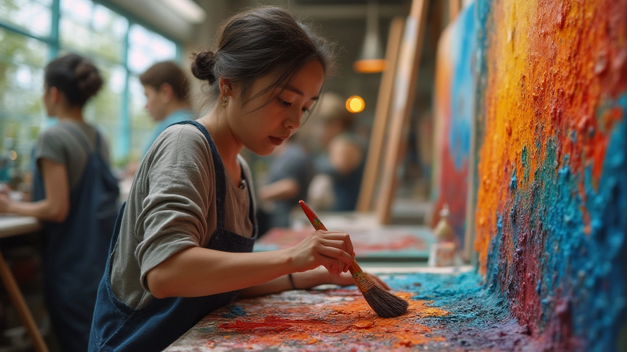 Scrubbing Technique in Painting: A Step-by-Step Guide to Art's Textural Secret