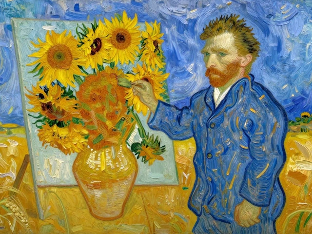 What Two Colors Did Vincent Van Gogh Most Often Use in His Paintings?