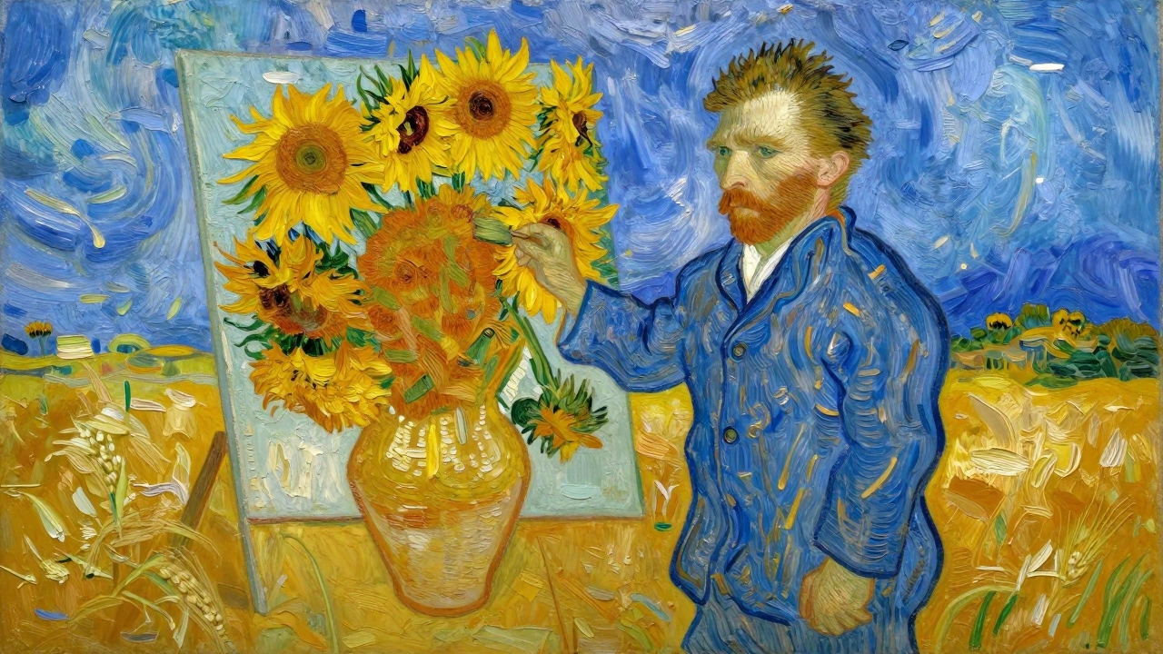 What Two Colors Did Vincent Van Gogh Most Often Use in His Paintings?