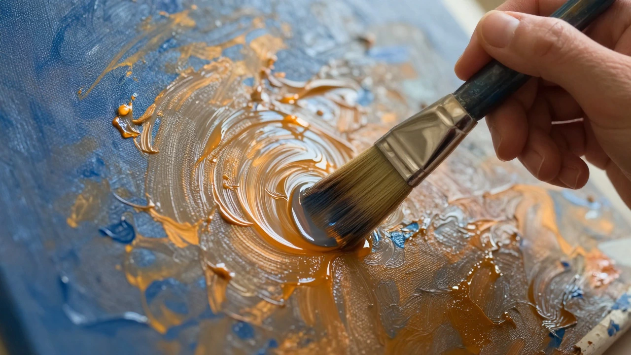 What Medium Makes Oil Paint Glossy? Best Options for Artists