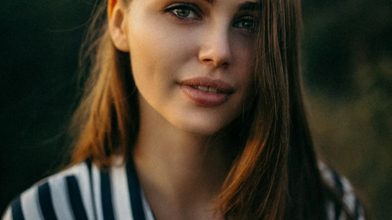 Portrait preview showing effects of saturation and contrast adjustments